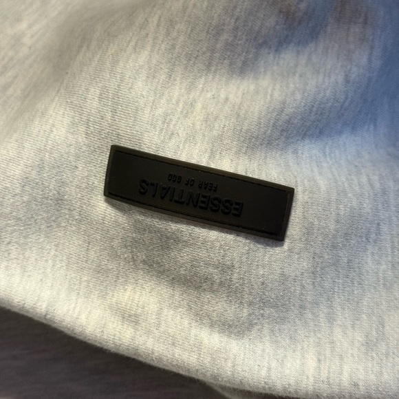 Fear of God Essentials Light Gray Sweatshirt - Picture 3 of 6